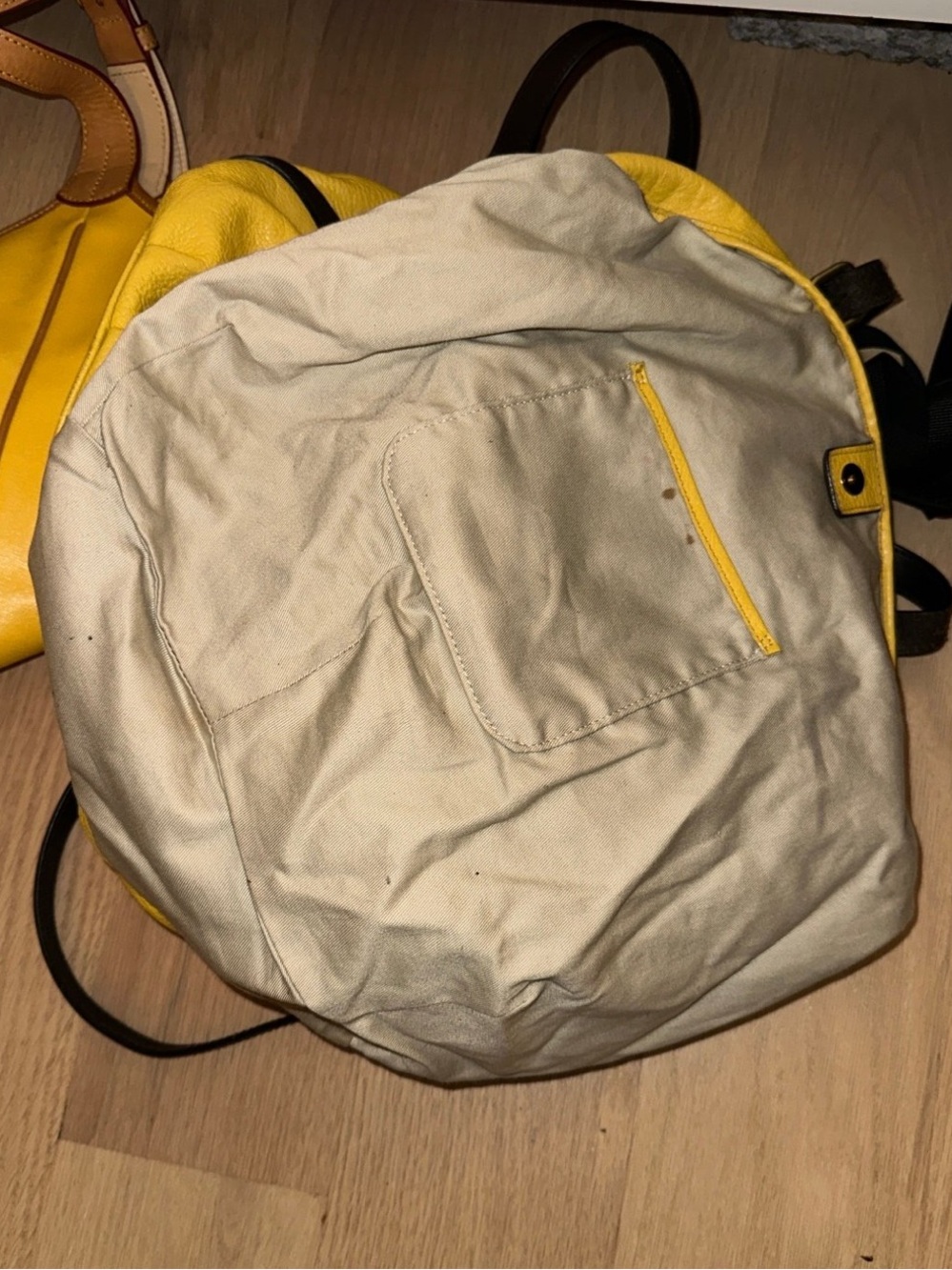 Vintage Mulberry Mitzy Messenger Yellow Shoulder Bag - Picture 9 of 10